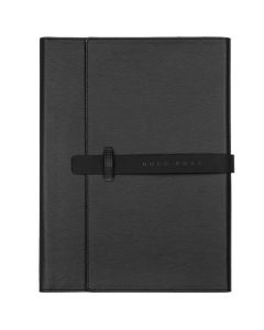 This Black A4 Illusion Gear Folder is designed by Hugo Boss. 