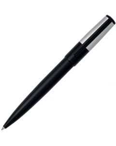 This Black & Chrome Gear Minimal Ballpoint Pen has been designed by Hugo Boss. 