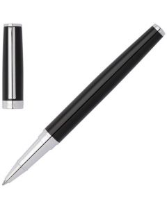 This Black Gear Icon Rollerball Pen is designed by Hugo Boss. 