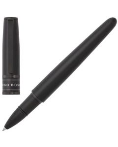 This Illusion Gear Black Rollerball Pen is designed by Hugo Boss. 