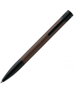 This is the Explore Brushed Khaki Ballpoint Pen designed by Hugo Boss. 