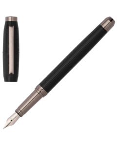 This Black Cone Fountain Pen is designed by Hugo Boss. 