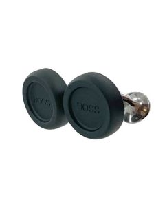 This pair of Hugo Boss cufflinks come with a matt dark green front.