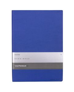 This A5 Blue Essential Storyline Lined Notebook is designed by Hugo Boss. 