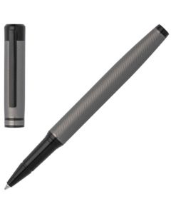 This Filament Gun Grey Rollerball Pen is designed by Hugo Boss. 