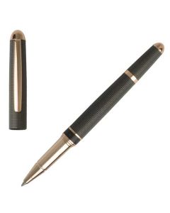 This rollerball pen has been designed by hugo boss.