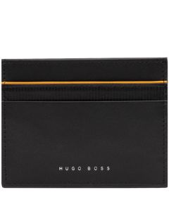 This Black Gear Card Holder with Yellow Detailing was designed for Hugo Boss.