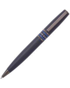 This Illusion Gear Blue Ballpoint Pen has been designed by Hugo Boss.