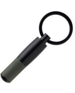 This Khaki Gear Matrix Keyring has been created for Hugo Boss.