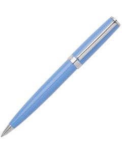 This Light Blue Gear Icon Ballpoint Pen is designed by Hugo Boss. 