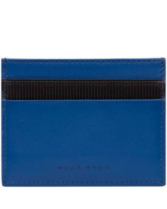 This Blue Matrix Card Holder has been designed by Hugo Boss. 