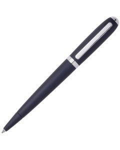 This Contour Brushed Navy Ballpoint Pen is designed by Hugo Boss. 
