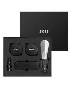 Hugo Boss Iconic Black Shoe Care Kit