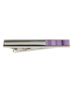 Hugo Boss Tie Clip Tovis Black - with dark purple.
