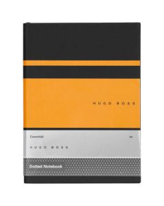 This Hugo Boss A5 Yellow Essential Gear Matrix Dotted Notebook features as part of the 'Essential' collection.