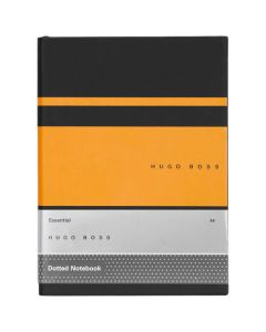 This Hugo Boss A5 Yellow Essential Gear Matrix Dotted Notebook features as part of the 'Essential' collection.