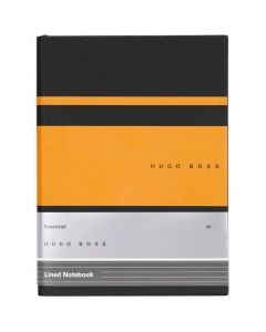This Hugo Boss A5 Yellow Essential Gear Matrix Lined Notebook features as part of the 'Essential' collection. 