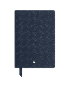 This Ink Blue Extreme 3.0 Fine Stationery Lined Notebook #146 by Montblanc has the snowcap emblem on the cover.