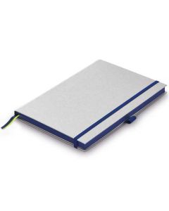 This is the LAMY Ocean Blue A6 Hardcover Ruled Notebook.