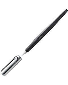 This is the LAMY Joy Black & Aluminium 1.5 mm Calligraphy Fountain Pen.