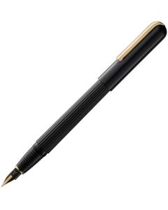 LAMY Imporium Fountain Pen (M), Black and Gold.