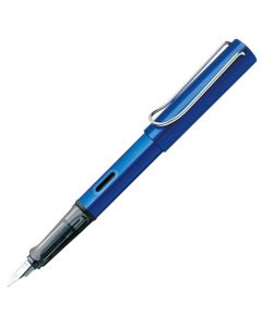 The LAMY ocean blue fountain pen in the AL-Star collection.