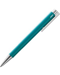 This is the LAMY Logo M+ Glossy Aquamarine Special Edition Ballpoint Pen.