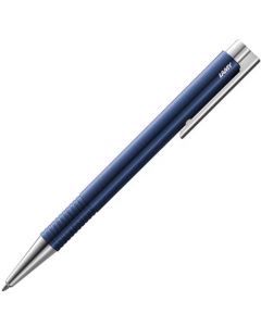 This is the LAMY Logo M+ Glossy Night Blue Special Edition Ballpoint Pen.