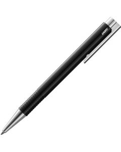 This is the LAMY Logo M+ Glossy Black Special Edition Ballpoint Pen.
