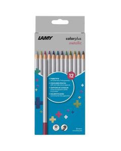 These are the LAMY Colourplus Metallic Pencils Pack of 12.