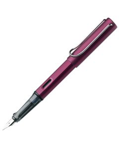 The LAMY black purple fountain pen in the AL-Star collection.