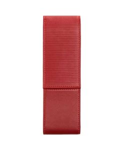 This is the LAMY Nappa Leather Red 2 Pen Pouch.