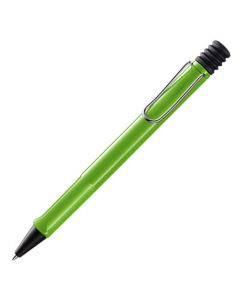 The LAMY green ballpoint pen in the Safari collection.