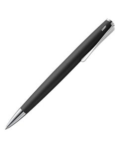 The LAMY matt black lacquered ballpoint pen in the Studio collection.