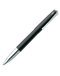 The LAMY black steel rollerball pen in the Studio collection.