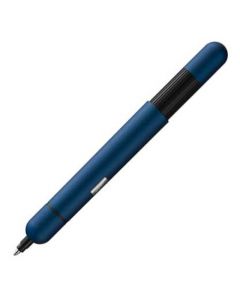 LAMY Pico matt imperial blue ballpoint pen, with silver-coloured logo.
