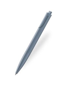LAMY's Noto Light Blue Ballpoint Pen is made out of plastic with a matching cone and clip.