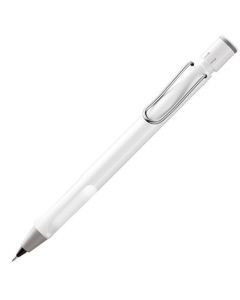 LAMY Safari mechanical pencil, shiny white.