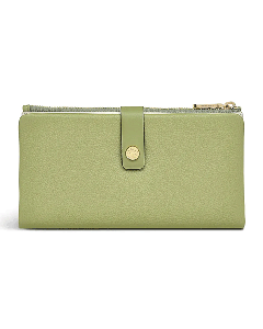Larkswood 2.0 Large Matinee Green Leather Purse by Radley