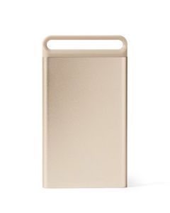 Soft Gold Nomaday Business Card Case designed by Lexon. 