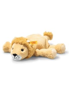 This Floppy Liam the Lion, 20 cm by Steiff is made from soft plush with a synthetic stuffing, including a beanbag.