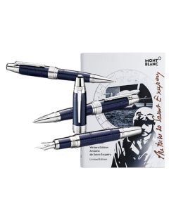 Montblanc's Writers Edition Antoine Saint-Exupéry FP, BP, & MP Set, Limited Edition is number 3 out of the limited number of sets made.