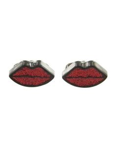 This pair of Paul Smith cufflinks come in the shape of lips.