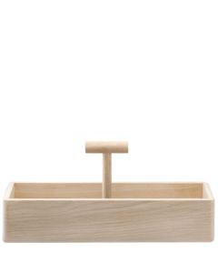 Standard Dine Oak Bread Basket designed by LSA.