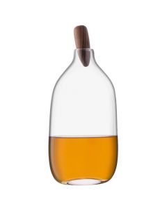 Signature Float Decanter with Walnut Stopper designed by LSA.