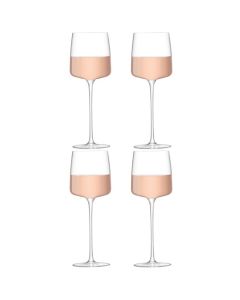 Standard Metropolitan 4 x White/Rosé Wine Glasses designed by LSA. 