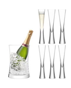 Signature Moya Champagne Serving Set designed by LSA International.