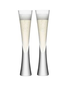 Signature Moya 2 x Champagne Flutes designed by LSA.