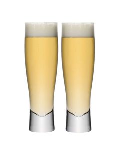 LSA International Signature Bar 2 x Lager Glasses.