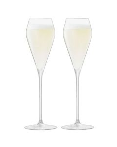 Signature Wine 2 x Prosecco Glasses designed by LSA.